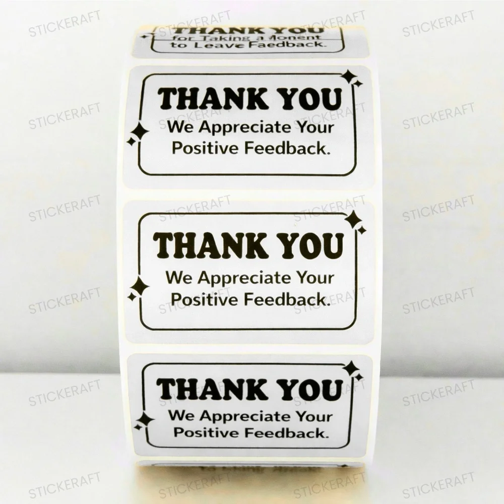 Thank You Stickers – Positive Feedback Labels for Poshmark Sellers NEW